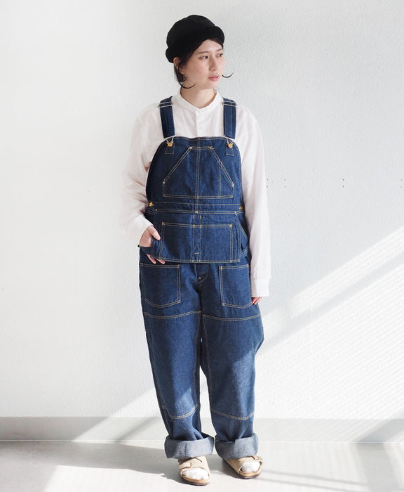 graphzero Artisan Overalls Light Indigo Men's Women's Unisex [GZ-AOR-0212-LID] Okayama Kurashiki Kojima Jeans Brand 