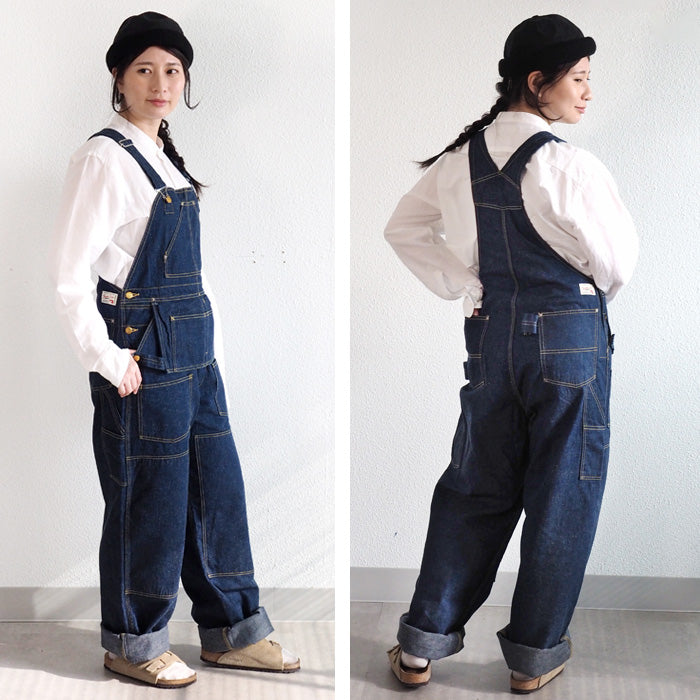 graphzero Artisan Overalls Light Indigo Men's Women's Unisex [GZ-AOR-0212-LID] Okayama Kurashiki Kojima Jeans Brand 
