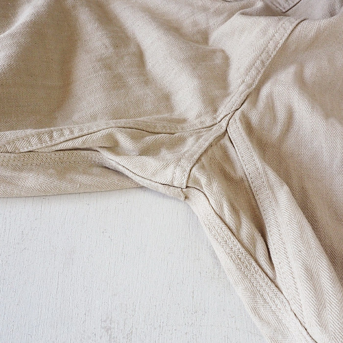 graphzero Brace D Pocket Overalls Beige Denim Men's Women's Unisex [GZ-BROA-0207-WH] 