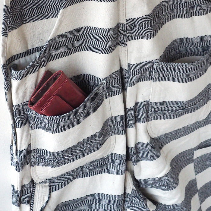 graphzero Brace D Pocket Overall Prisoner Indigo White Men's Women's Unisex [GZ-BROAP-0307-IDWH-MENS] Okayama Kurashiki Kojima Jeans Brand 