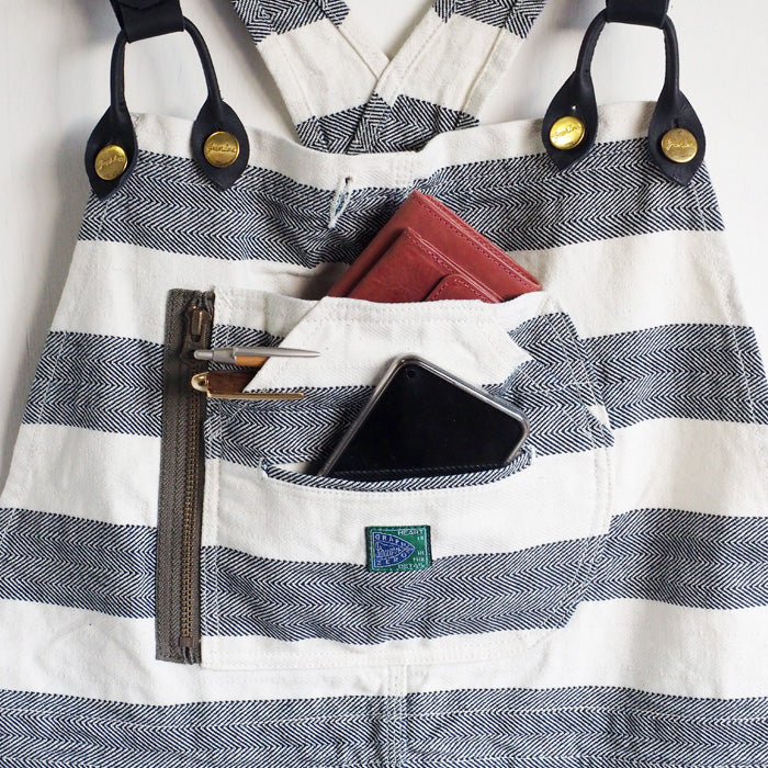 graphzero(グラフゼロ) ブレース Dポケット オーバーオール プリズナー インディゴ ホワイト メンズ レディース 男女兼用 [GZ-BROAP-0307-IDWH] 岡山 倉敷 児島 ジーンズ ブランド