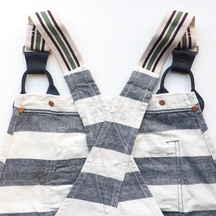 graphzero Brace D Pocket Overall Prisoner Indigo White Men's Women's Unisex [GZ-BROAP-0307-IDWH-MENS] Okayama Kurashiki Kojima Jeans Brand 