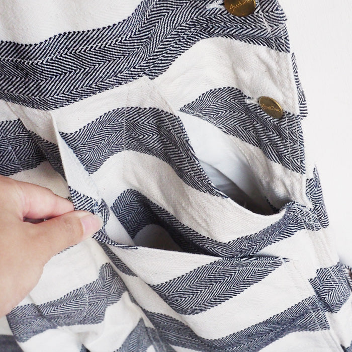 graphzero Brace D Pocket Overall Prisoner Indigo White Men's Women's Unisex [GZ-BROAP-0307-IDWH-MENS] Okayama Kurashiki Kojima Jeans Brand 