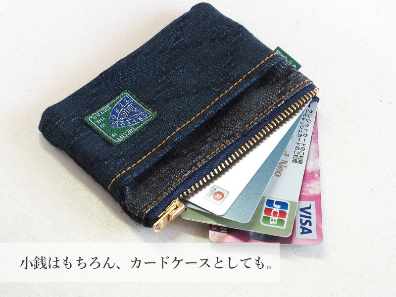 graphzero(グラフゼロ) 剣道着デニム 小銭入れ・ポケットティッシュ