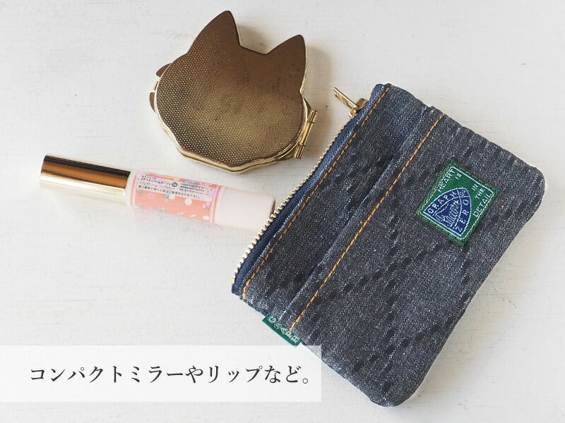 小銭入れ ケース graphzero(グラフゼロ) 剣道着デニム 小銭入れ・ポケットティッシュ