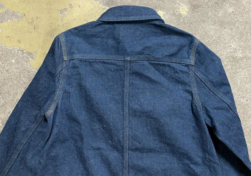 graphzero Coverall Coat Ladies Light Indigo 12oz NEP Denim [GZ-CRCT-0404] Okayama Kurashiki Kojima Jeans Denim Brand