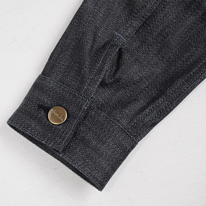 graphzero RidersJEANJACKETLady's Coated Denim Broken Twill Ladies [GZ-GJRC-0404]