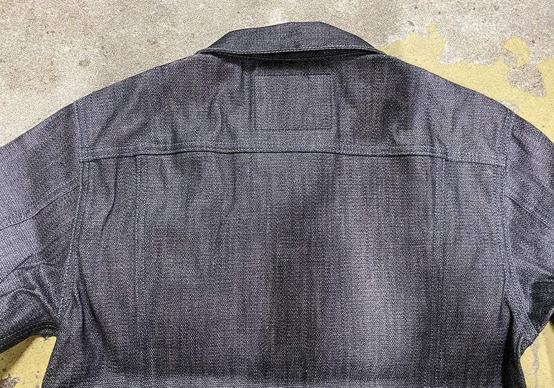 graphzero RidersJEANJACKETMen's Coated Denim Broken Twill Men's [GZ-GJRC-0404-MENS]