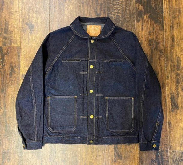 graphzero Broken Twill Denim Coverall Jacket Men's Women's Unisex [GZ-GJRG-0310]