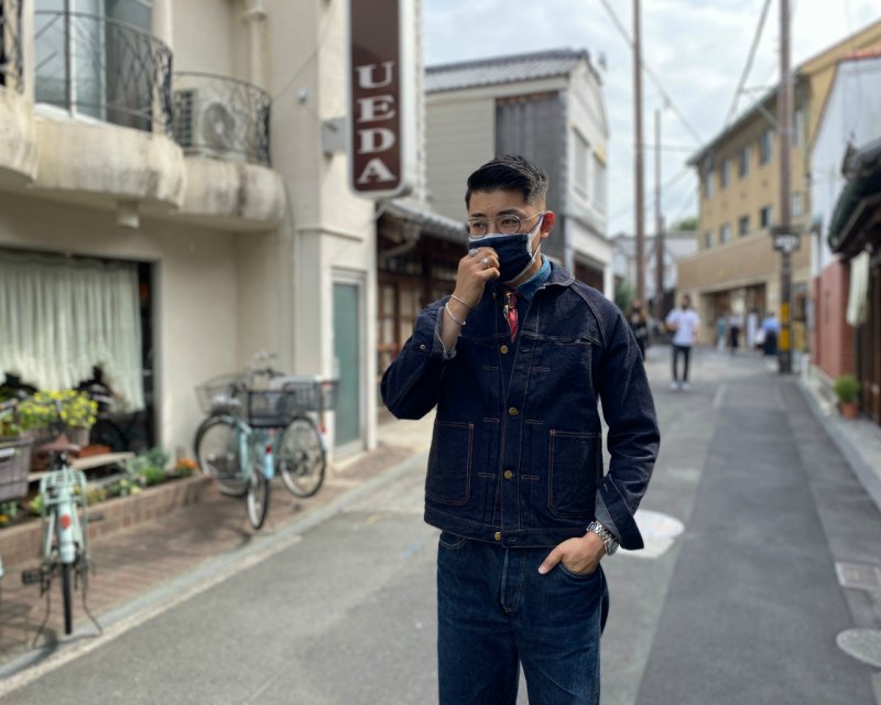 graphzero Broken Twill Denim Coverall Jacket Men's Women's Unisex [GZ-GJRG-0310]