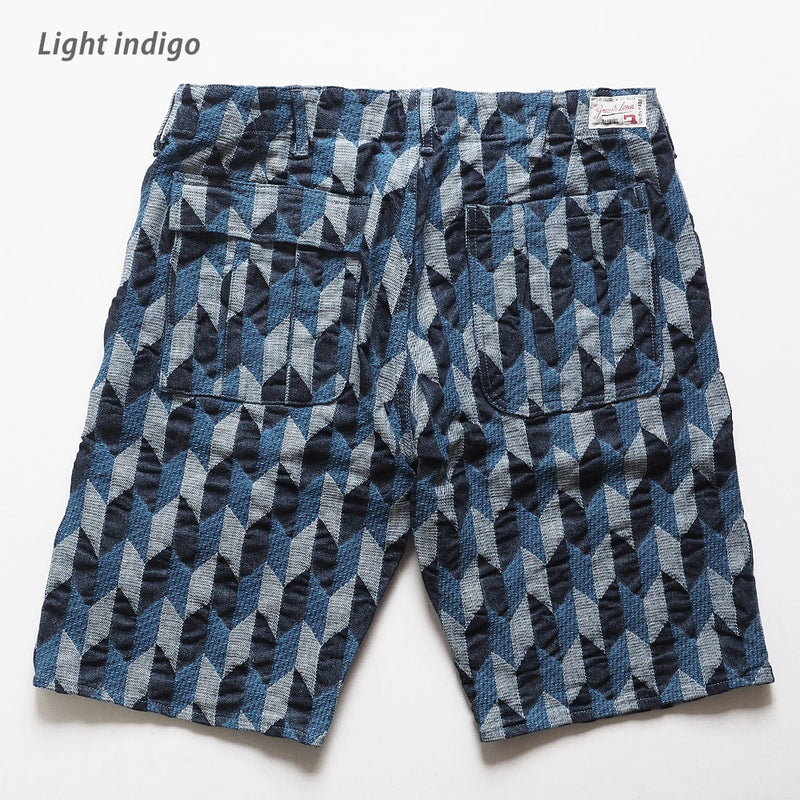 [2 colors] graphzero Gazette Baker Shorts “Arrow Denim” 11oz Short Pants Japanese Pattern Men's [GZ-GTYH-0205-MENS] 