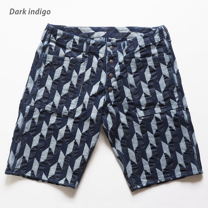 [2 colors] graphzero Gazette Baker Shorts “Arrow Denim” 11oz Short Pants Japanese Pattern Men's [GZ-GTYH-0205-MENS] 