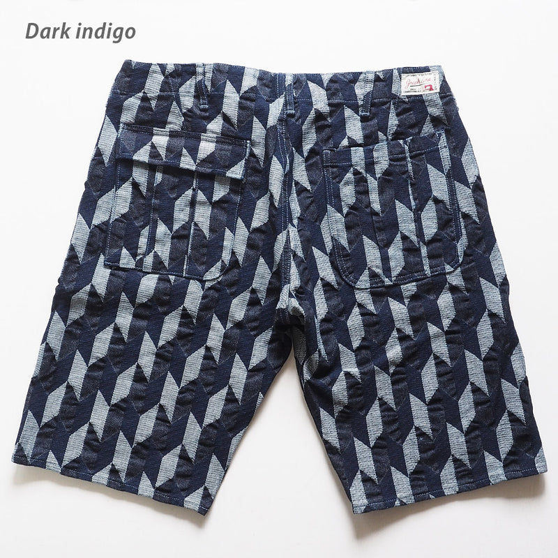 [2 colors] graphzero Gazette Baker Shorts “Arrow Denim” 11oz Short Pants Japanese Pattern Men's [GZ-GTYH-0205-MENS] 