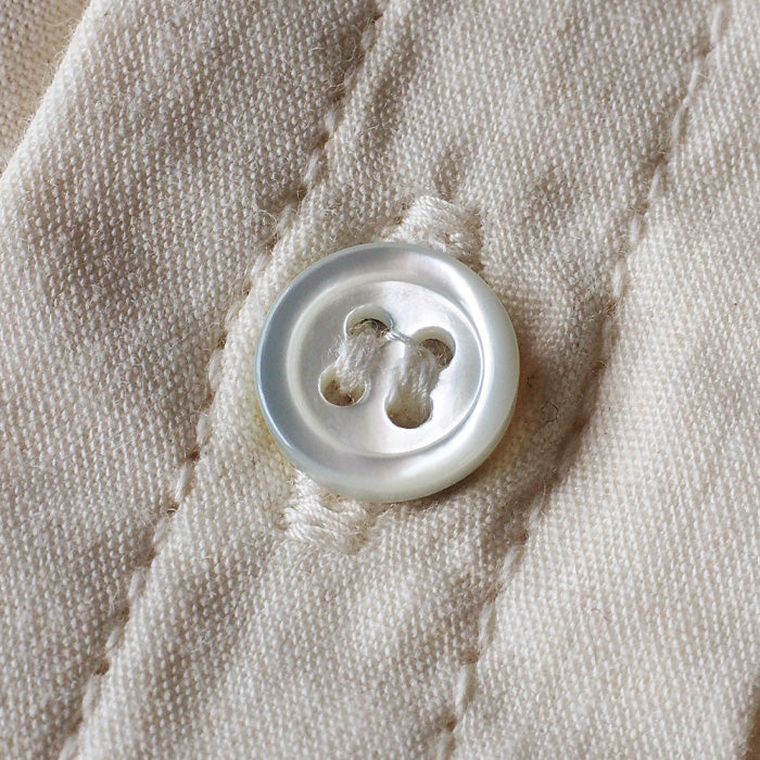 graphzero Hem Pocket Long Sleeve Shirt Selvage White Chambray Fabric White Long Sleeve Men Women [GZ-HMPK-0111-OWH] 