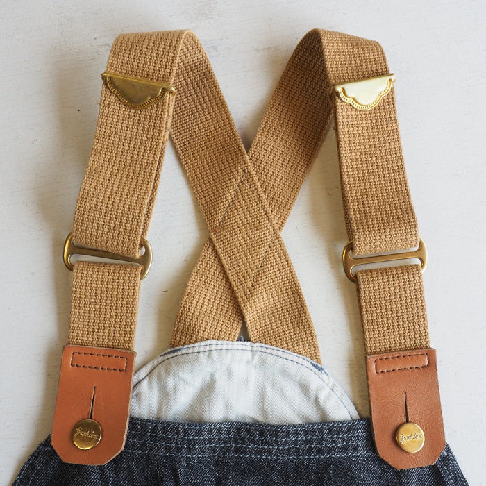 graphzero(グラフゼロ) ハンティング オーバーオール デニム インディゴ×ネイビー メンズ レディース [GZ-HOR2-0107-IDNV]