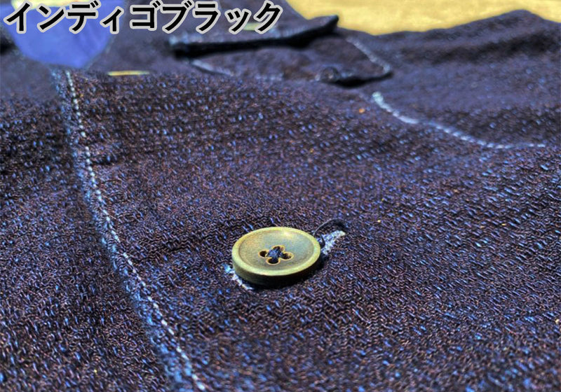 【2色】graphzero(グラフゼロ) ハンティングベスト セルビッチジャガード インディゴ メンズ レディース 男女兼用 [GZ-HUVT-0405]