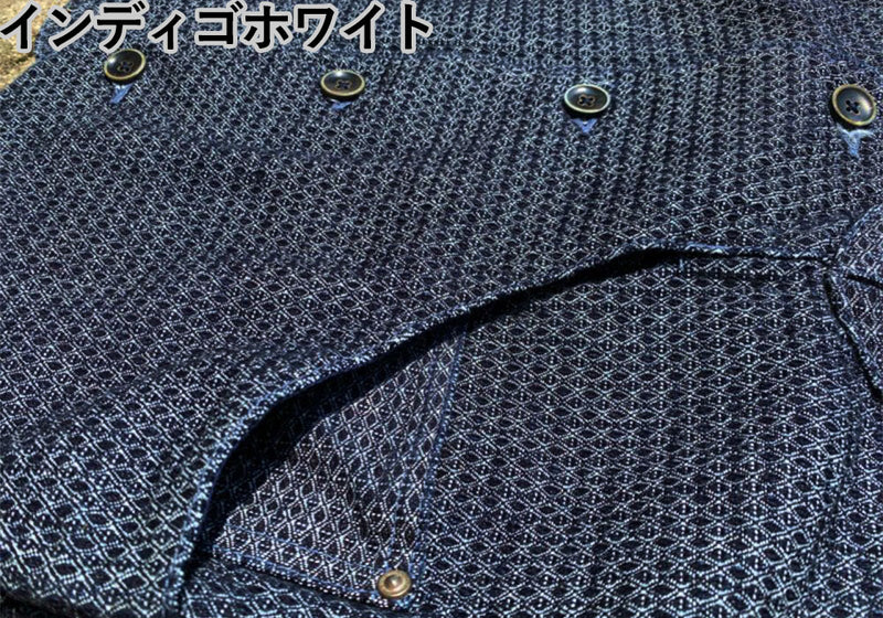 【2色】graphzero(グラフゼロ) ハンティングベスト セルビッチジャガード インディゴ メンズ レディース 男女兼用 [GZ-HUVT-0405]