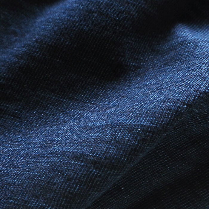 graphzero Indigo Rope Dyed Mountain Pocket Henley Neck T-shirt Short Sleeve Ladies [GZ-IDTH-0103-LADIES] 