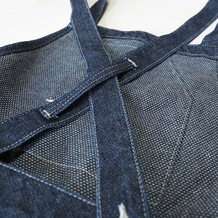 graphzero (graph zero) apron dress basket weave denim [GZ-LA-APOP-0111] 