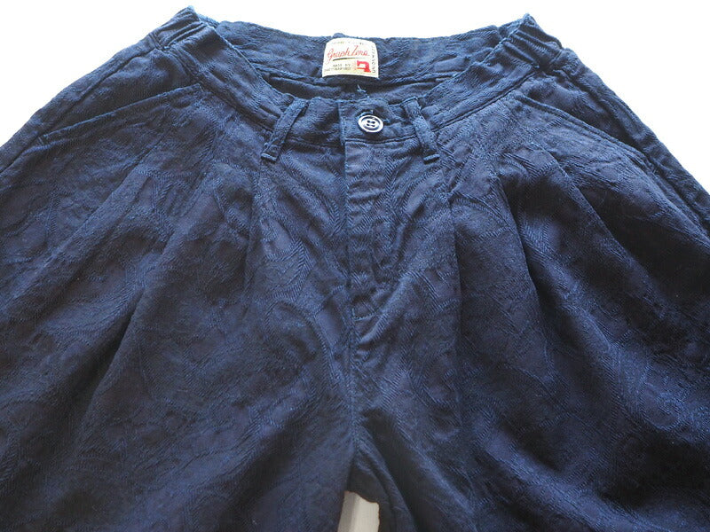 graphzero 5oz Indigo Gaucho Pants Paisley [GZ-LA-GPT-PAI]