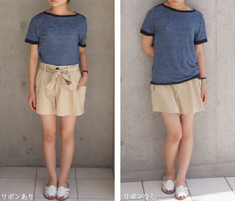 graphzero Platinum organic cotton short pants acorn dyeing [GZ-La-PT02-DON] 