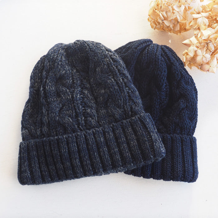 【2色】graphzero(グラフゼロ) ニットハット グレー インディゴ メンズ レディース 男女兼用 [GZ-NHID-0110] ニットキャップ 帽子 岡山 倉敷 児島 ジーンズ デニム ブランド