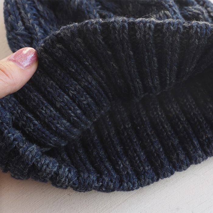 【2色】graphzero(グラフゼロ) ニットハット グレー インディゴ メンズ レディース 男女兼用 [GZ-NHID-0110] ニットキャップ 帽子 岡山 倉敷 児島 ジーンズ デニム ブランド