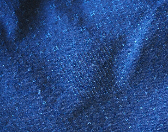 graphzero（グラフゼロ）トラベラーズプルオーバーシャツ 半袖 ジャガード・インディゴ レディース [GZ-PO-SS-3004-JID-LADIES]