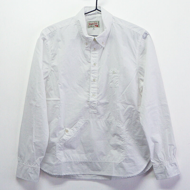 graphzero Travelers Pullover Button Down Shirt Typewriter Cross Long Sleeve Ladies [GZ-POLS-3009-WH-LADIES] 