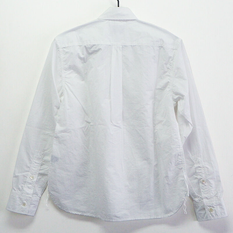 graphzero Travelers Pullover Button Down Shirt Typewriter Cross Long Sleeve Ladies [GZ-POLS-3009-WH-LADIES] 