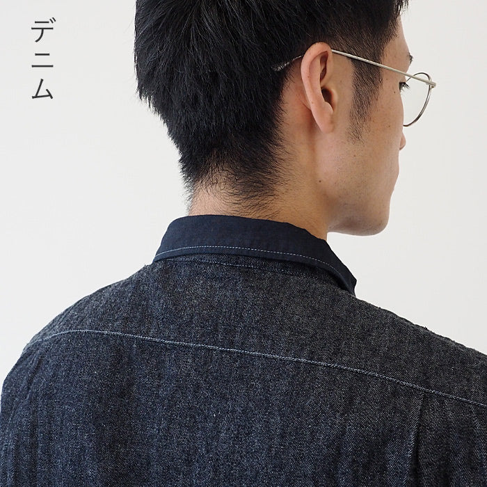 【3柄】 graphzero (グラフゼロ) プリ―テッド ドレスシャツ 長袖 メンズ レディース 男女兼用 [GZ-PTDL-0208]