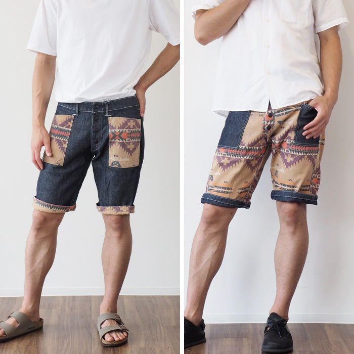 graphzero Reversible Short Pants -Native- Brown [GZ-RBNS-0304-BR] 