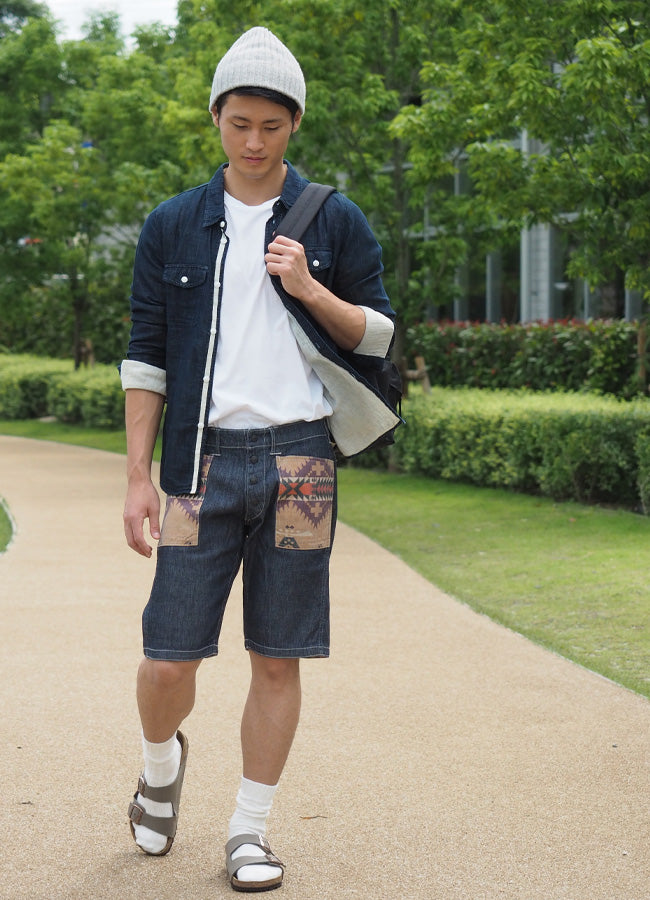 graphzero Reversible Short Pants -Native- Brown [GZ-RBNS-0304-BR] 