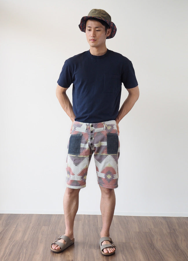 graphzero Reversible Short Pants -Native-White [GZ-RBNS-0304-WH] 