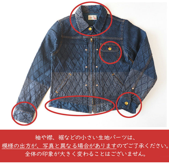graphzero Riders Jacket Kendo Wear Denim Indigo Men's [GZ-GJRKN-0202-MENS] 