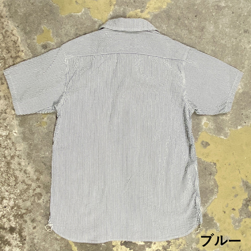 [2 colors] graphzero shawl collar short sleeve shirt, blue, mocha, men's, women's, unisex [GZ-SLWS-0404] 