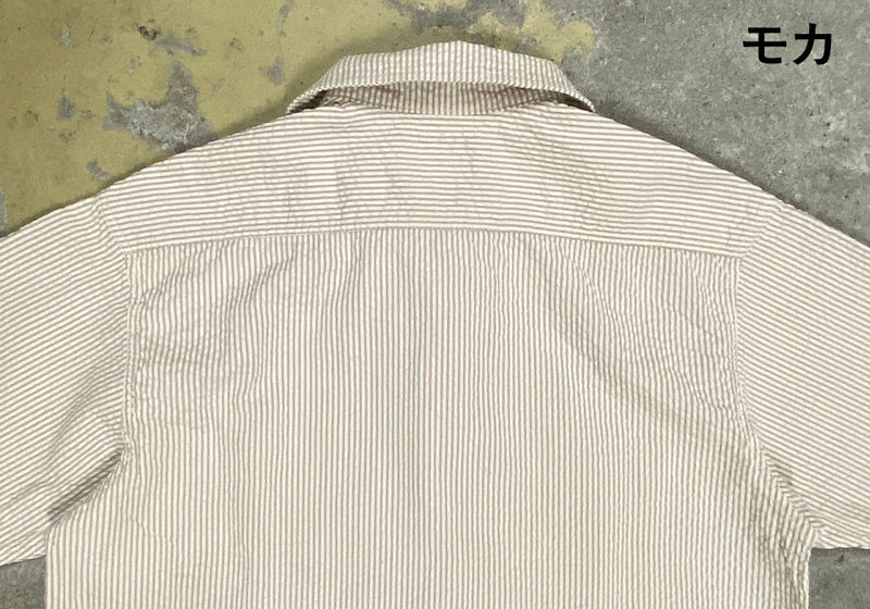 [2 colors] graphzero shawl collar short sleeve shirt, blue, mocha, men's, women's, unisex [GZ-SLWS-0404] 