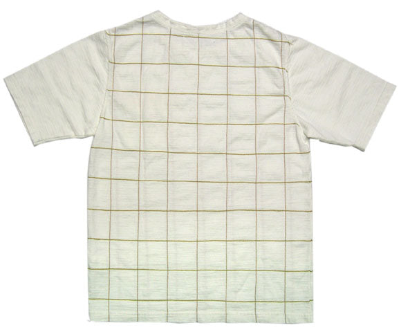 graphzero Chain Stitch T-shirt Short Sleeve Check [GZ-T-WH02] 