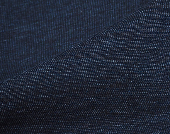 graphzero（グラフゼロ） インディゴクルーネック デニムTシャツ 半袖 青タブ メンズ・レディース [GZ-TC13-ID]