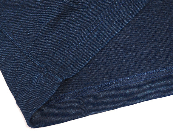 graphzero (graph zero) indigo crew neck denim T-shirt short sleeve blue tab men's ladies [GZ-TC13-ID] 
