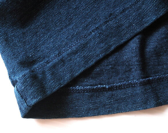 graphzero Indigo Henley Neck T-shirt Men's [GZ-TH14-ID-MENS]