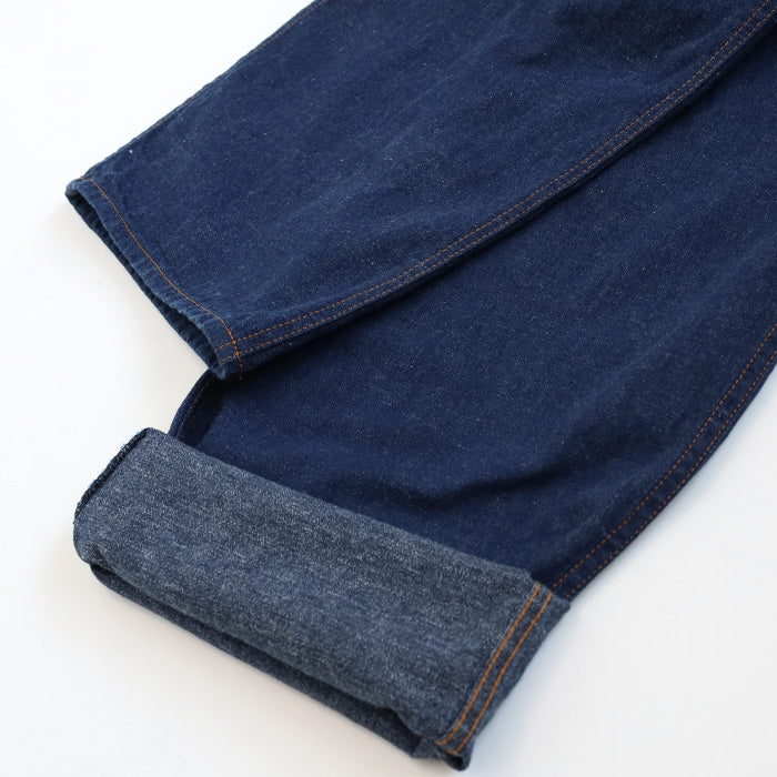 graphzero utility overalls 11oz heather denim light indigo men's ladies [GZ-UOA0412-LID] Okayama Kurashiki Kojima jeans brand 