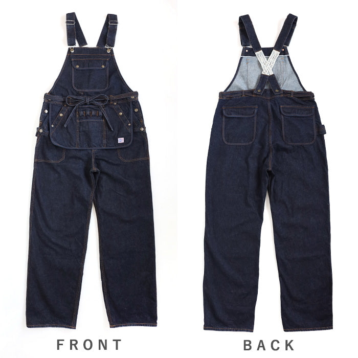 graphzero Utility Overalls 12oz Selvedge Denim Indigo Men's Ladies [GZ-UOA0412-SLV] Okayama Kurashiki Kojima Jeans Brand 