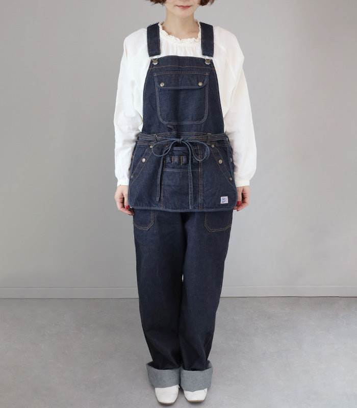 graphzero Utility Overalls 12oz Selvedge Denim Indigo Men's Ladies [GZ-UOA0412-SLV] Okayama Kurashiki Kojima Jeans Brand 