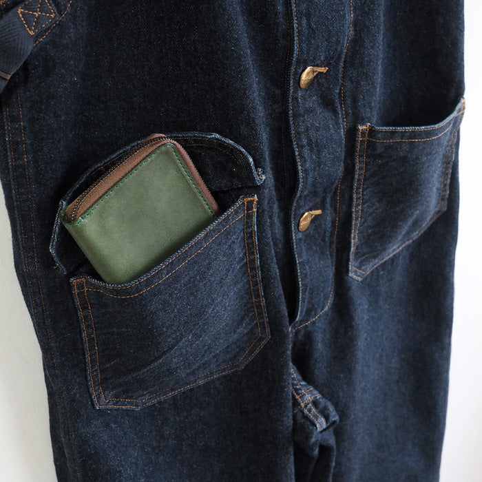 graphzero Deck Bib Overall Indigo Denim Men's Women's [GZ-USNOA-0207-ID] 