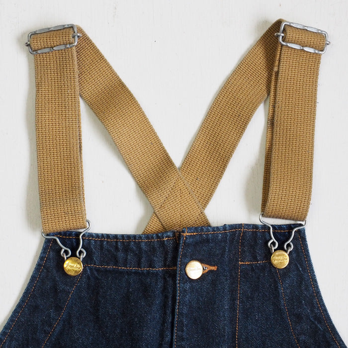 graphzero Deck Bib Overall Indigo Denim Men's Women's [GZ-USNOA-0207-ID] 