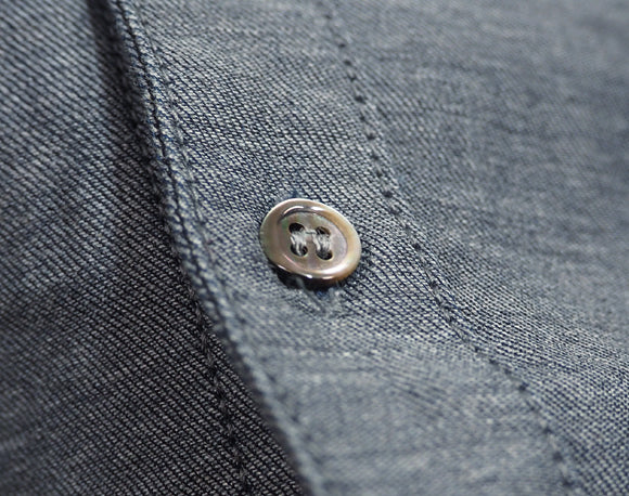 [Choose from 2 colors] graphzero Zimbabwe Cotton Indigo Wing Collar Shirt Long Sleeve Mens Womens [GZ-WCLSSH-2612] 