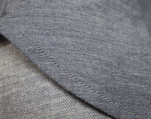 [Choose from 2 colors] graphzero Zimbabwe Cotton Indigo Wing Collar Shirt Long Sleeve Mens Womens [GZ-WCLSSH-2612] 