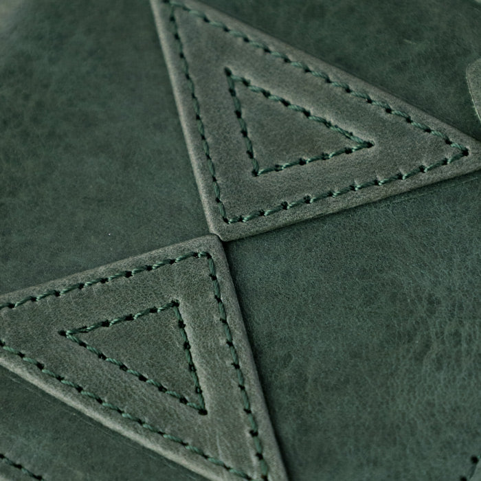 glart Multi-Facelift Smartphone Case, Large, Stained Glass, Antique Door Design, Green, Women's [H0209-GRN]