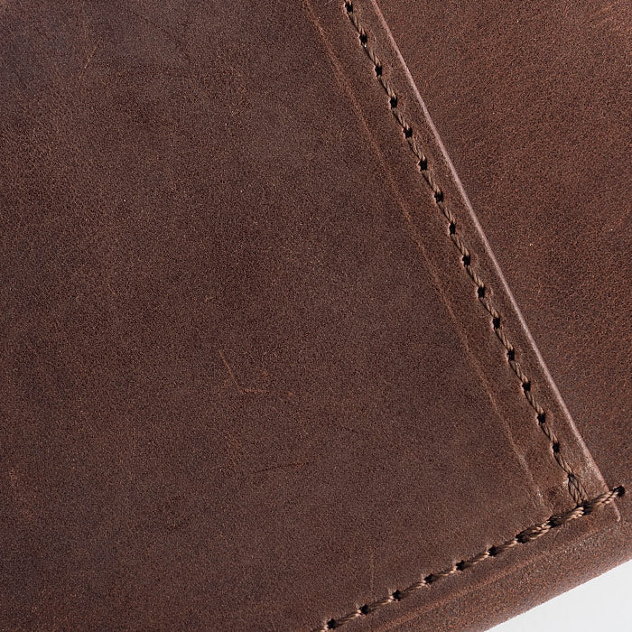 glart Stained Glass Antique Door Pass Case, Brown, Women's [H0213-BR]